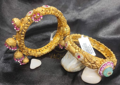 Antique Gold Bangles Pair 2