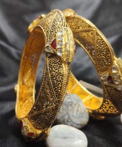 Antique Gold Bangles Pair 1