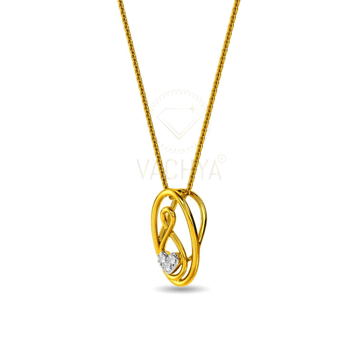 Light Weight Diamond Pendant 5 - Image 4