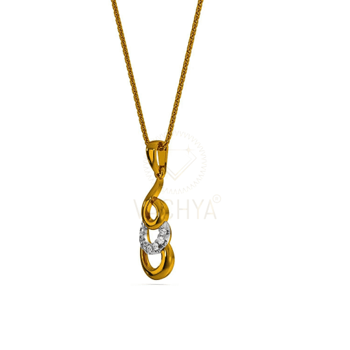 Light Weight Diamond Pendant 6 - Image 4