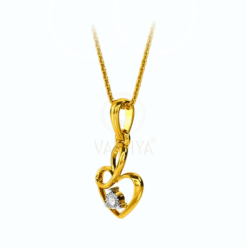 Light Weight Diamond Pendant 1 - Image 4