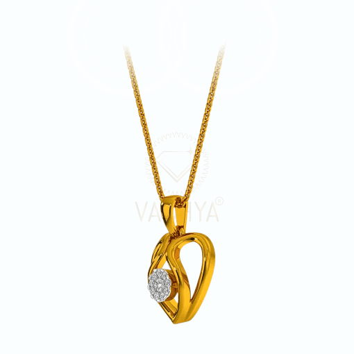 Light Weight Diamond Pendant 9 - Image 4