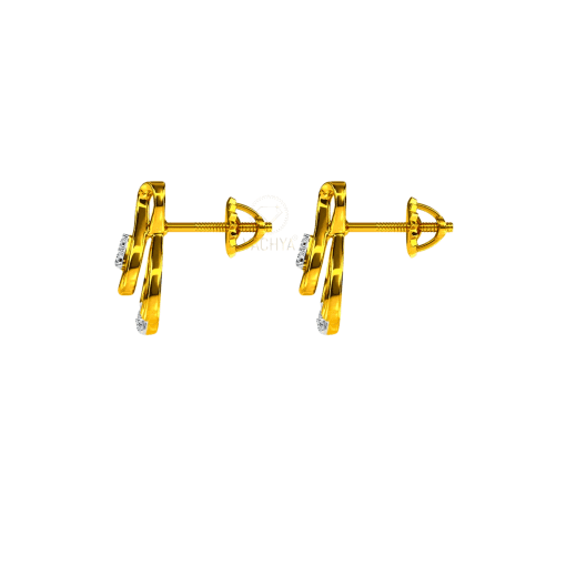 Light Weight Diamond studs 1 - Image 5
