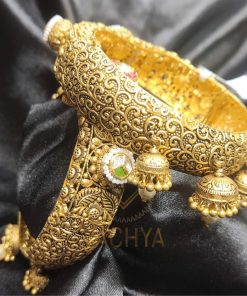 Antique Gold Bangles Pair 6