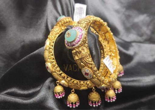 Antique Gold Bangles Pair 2 - Image 4