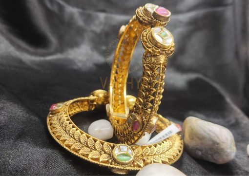 Antique Gold Bangles Pair 3