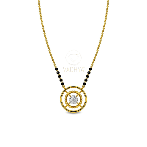 Light Weight Diamond Mangalsutra 4