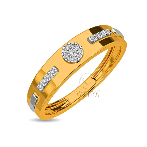 Light Weight Men's Diamond Ring 4 - Image 2