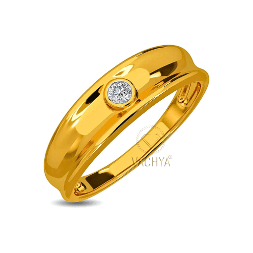Light Weight Men's Diamond Ring 6 - Image 2