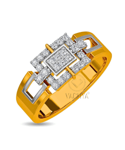 Alternative view of Light Weight Men's Diamond Ring 9