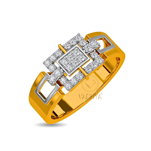 Light Weight Men's Diamond Ring 9 - Image 2