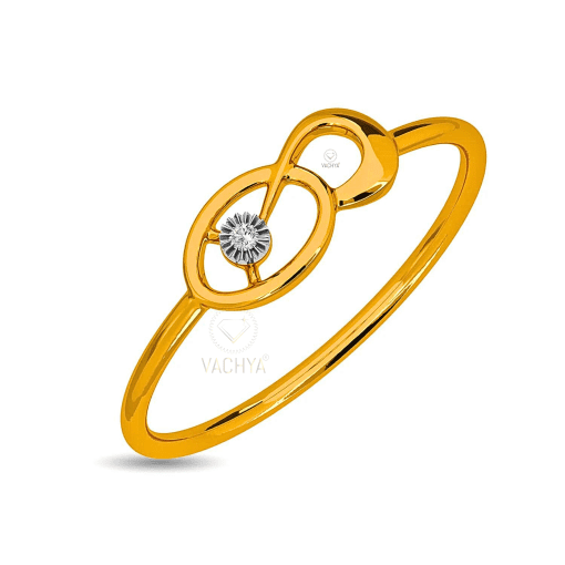 Light Weight Women's Diamond Ring 2 - Image 2