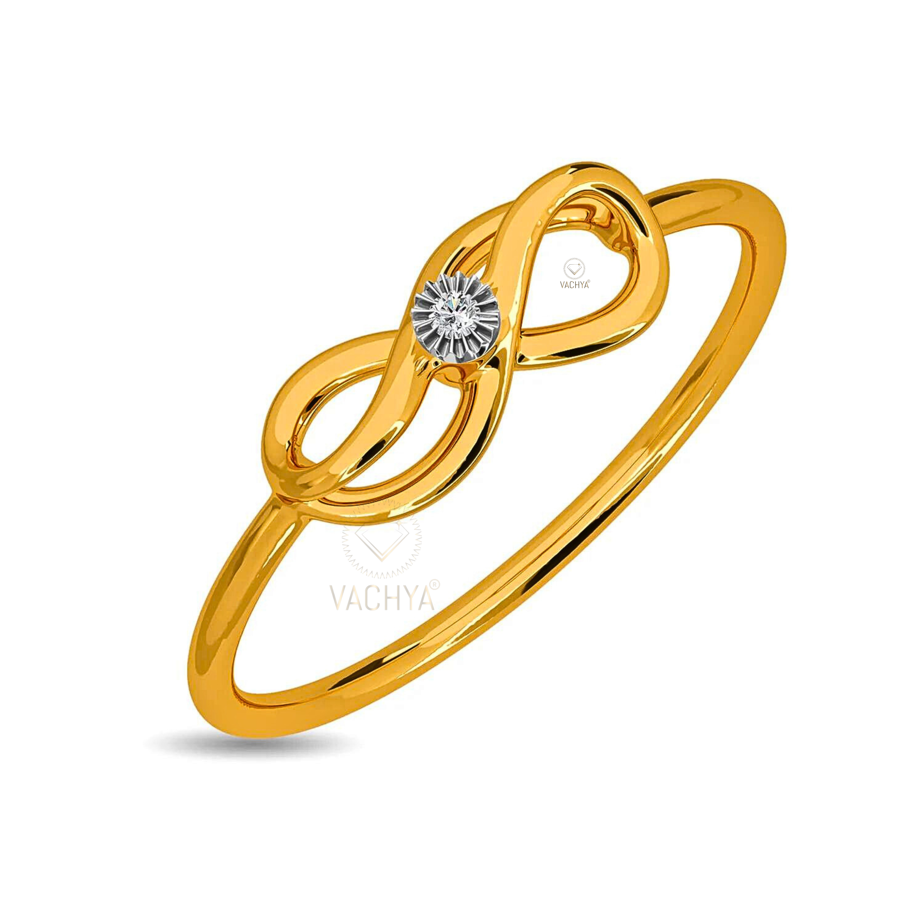 Light Weight Women's Diamond Ring 5 - Image 2