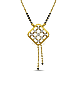Light Weight Diamond Mangalsutra 1