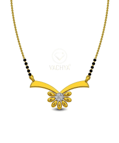 Light Weight Diamond Mangalsutra 2