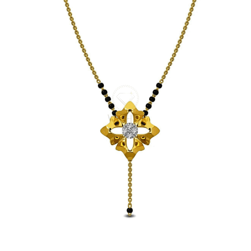 Light Weight Diamond Mangalsutra 3