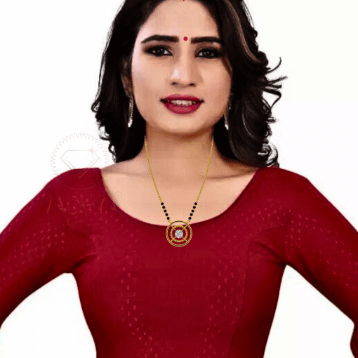 Light Weight Diamond Mangalsutra 4 - Image 2