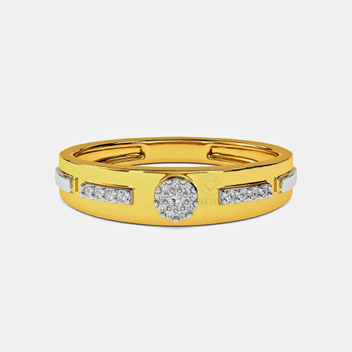 Light Weight Men's Diamond Ring 4