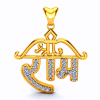 Shree Ram Diamond Pendant