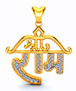 Shree Ram Diamond Pendant