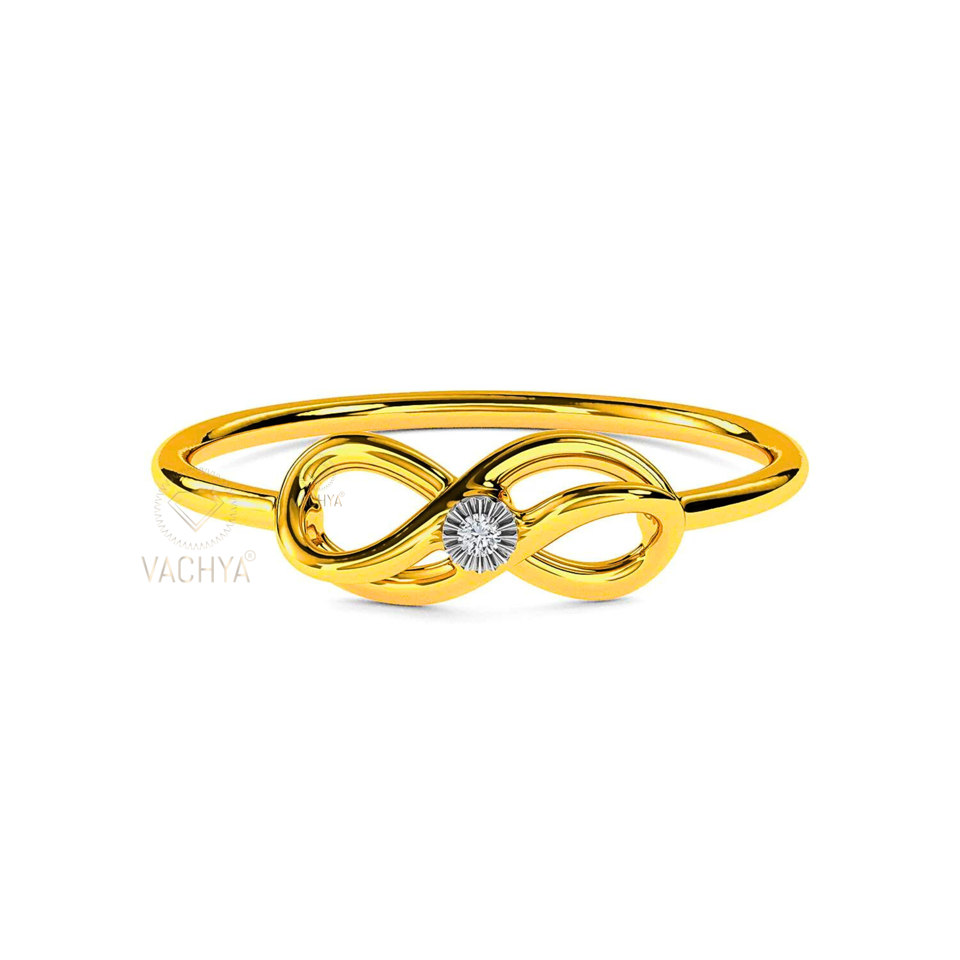 Light Weight Women's Diamond Ring 5