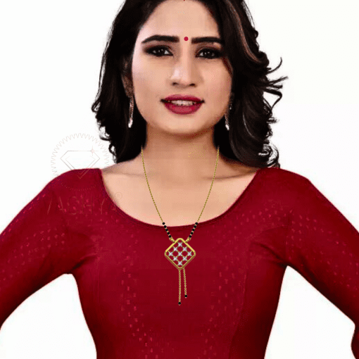 Light Weight Diamond Mangalsutra 1 - Image 2