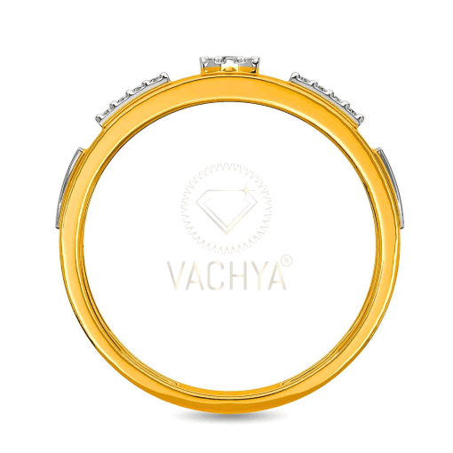 Light Weight Men's Diamond Ring 4 - Image 4