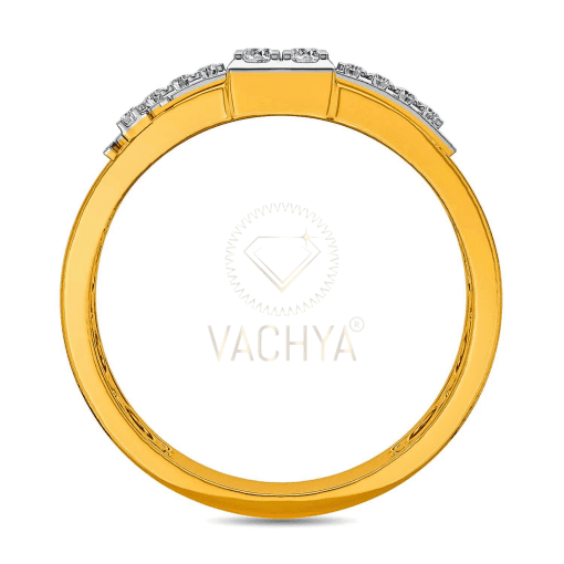 Light Weight Men's Diamond Ring 10 - Image 4