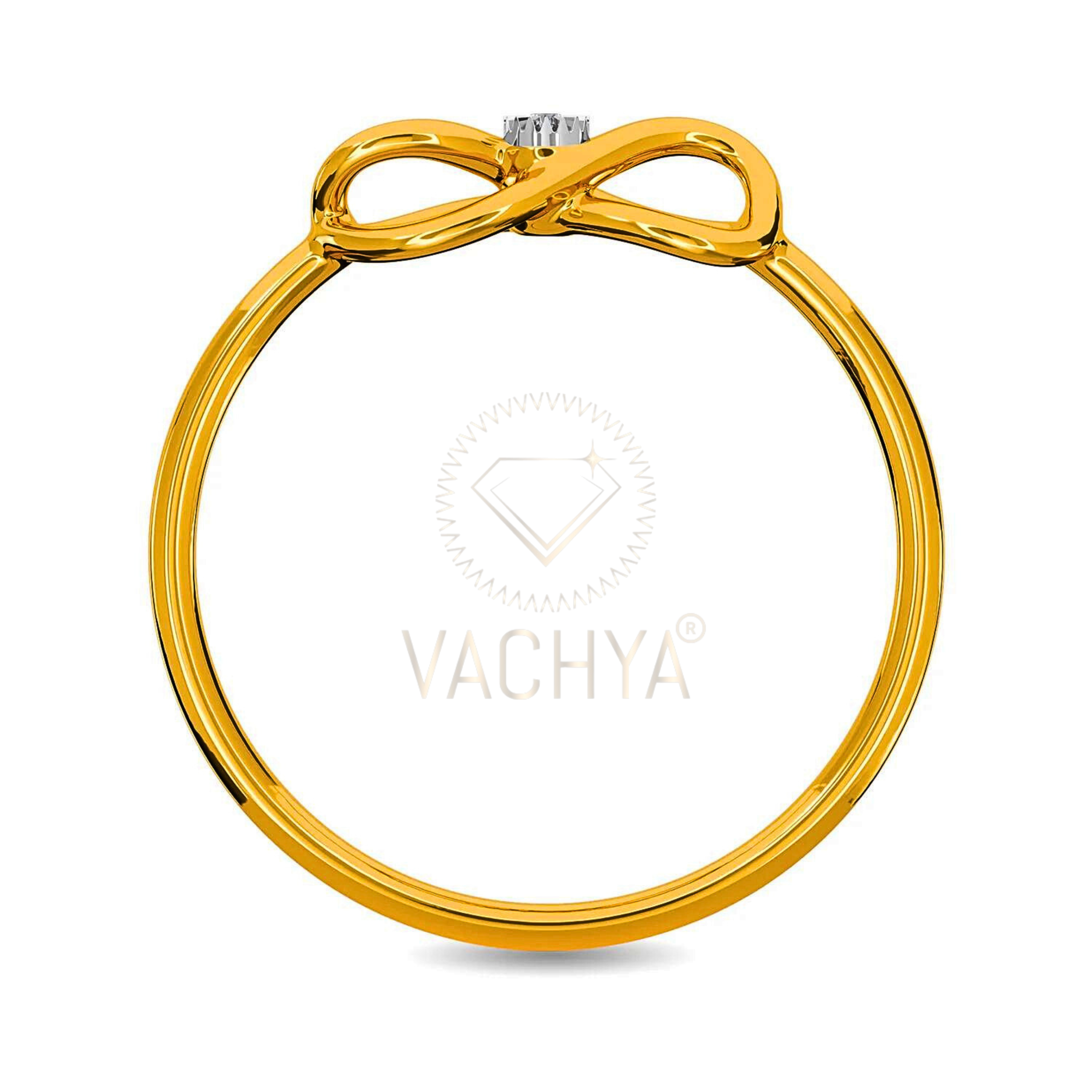 Light Weight Women's Diamond Ring 5 - Image 4