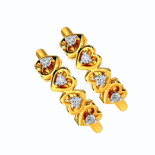 Light Weight Diamond studs 9 - Image 4