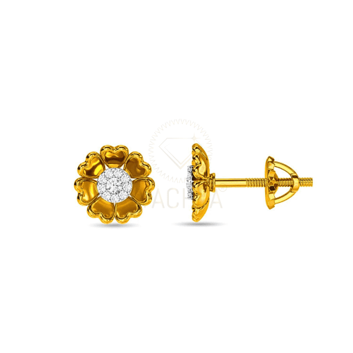Light Weight Diamond studs 4 - Image 4
