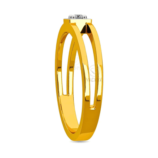 Light Weight Men's Diamond Ring 2 - Image 5
