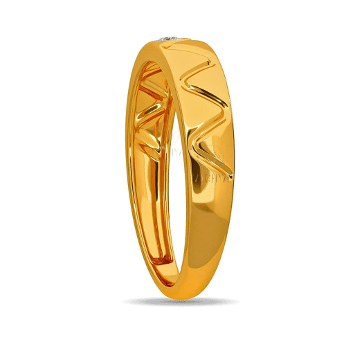 Light Weight Men's Diamond Ring 3 - Image 5