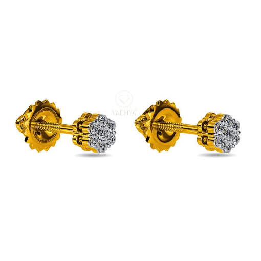Light Weight Diamond studs 6 - Image 5