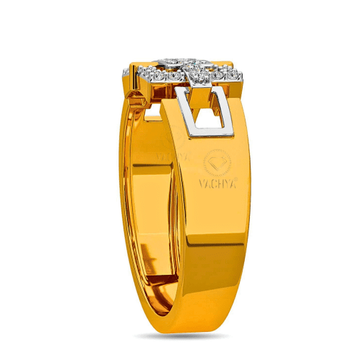 Light Weight Men's Diamond Ring 9 - Image 5