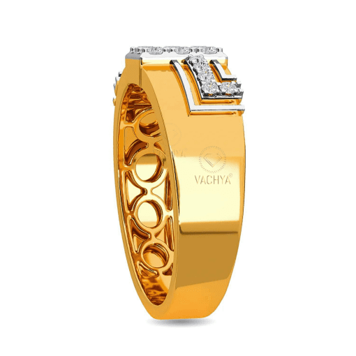 Light Weight Men's Diamond Ring 10 - Image 5