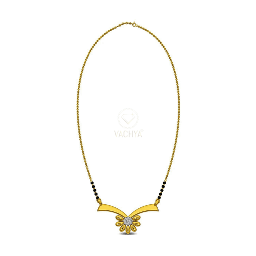 Light Weight Diamond Mangalsutra 2 - Image 6