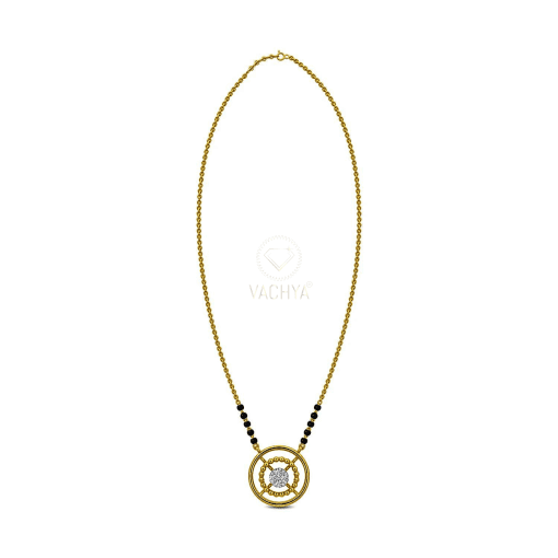 Light Weight Diamond Mangalsutra 4 - Image 6
