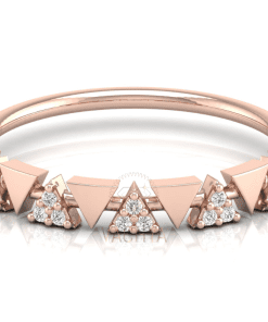 Alternative view of Mini Triangle Diamond ring
