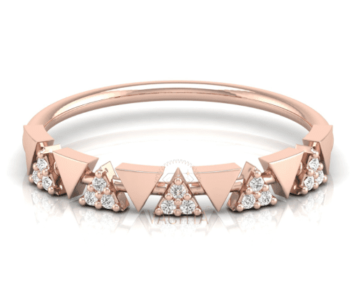 Mini Triangle Diamond ring - Image 2