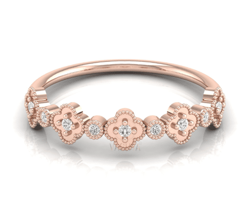 Mini Flowers Diamond Ring