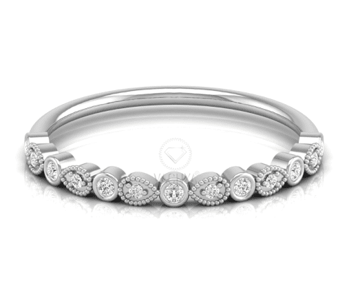 Drop Round Chain Diamond Ring - Image 2
