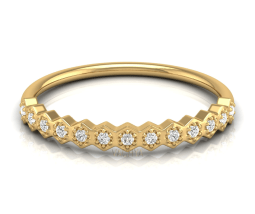 Diamond Zig Zag Ring - Image 2