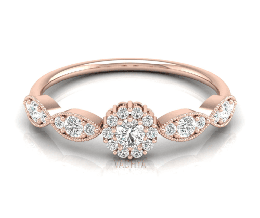 Diamond Rose Gold Ring