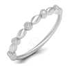 Fish Cut Round Diamond Ring