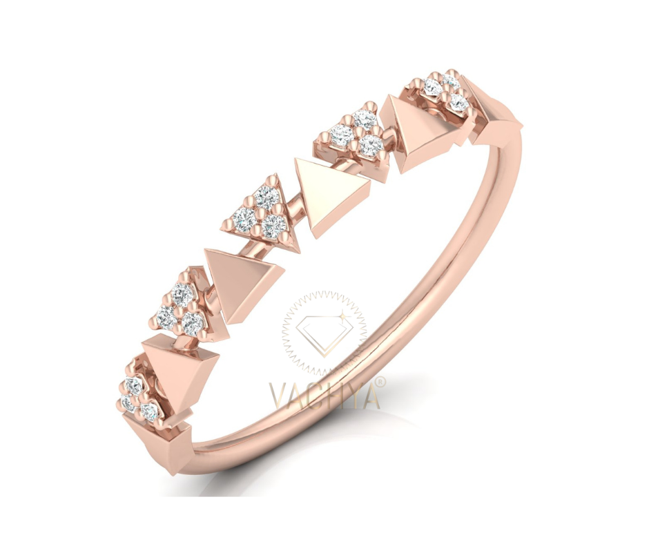 Mini Triangle Diamond ring