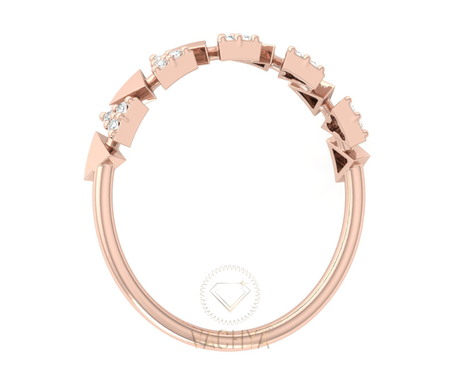 Mini Triangle Diamond ring - Image 4