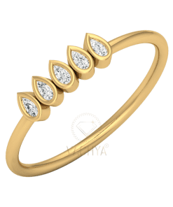 Diamond Drop Shape Ring
