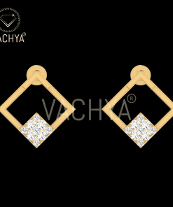 Thin Bezal Diamond Studs