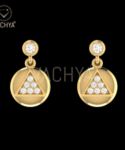 Cento Hanging Diamond Earrings